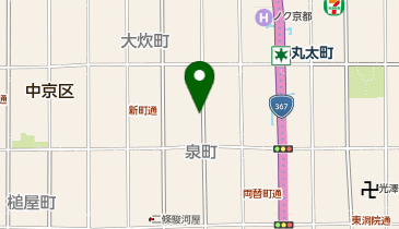 KT335-S.R 丸太町 (bikeshareポート)の地図画像