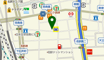 508.名鉄協商パーキング名駅南第25 (カリテコバイク)の地図画像