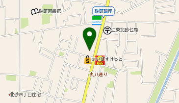 H1-220.モノボックス北砂 (ドコモ・バイクシェア)の地図画像