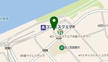 T-04.コスモスクエア駅東側 (ドコモ・バイクシェア)の地図画像