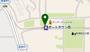 T-07.ポートタウン西駅 (ドコモ・バイクシェア)の地図画像