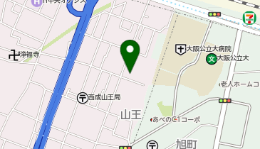 I-25.天王寺山王駐輪場 (ドコモ・バイクシェア)の地図画像