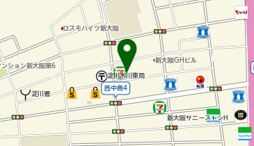 K-27.エステムコート新大阪5ソレックス (ドコモ・バイクシェア)の地図画像