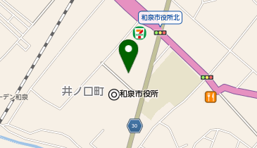 和泉市役所 (bikeshareポート)の地図画像