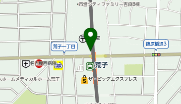 527.中川郵便局 (カリテコバイク)の地図画像