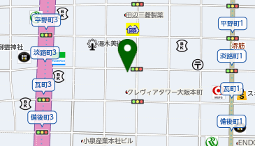 B-86.ステラ淀屋橋ビル (ドコモ・バイクシェア)の地図画像