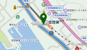 佐世保観光情報センター (bikeshareポート)の地図画像