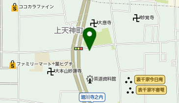 KT349-本法寺 北門前 (bikeshareポート)の地図画像