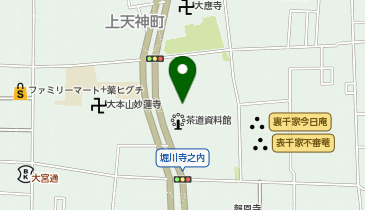 KT350-本法寺 本堂脇駐輪場 (bikeshareポート)の地図画像