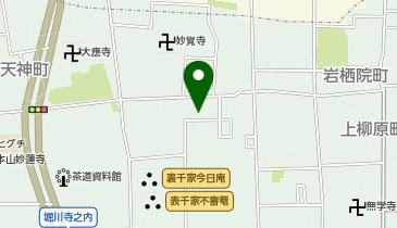 KT351-妙顯寺 北側駐車場 (bikeshareポート)の地図画像