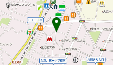 K1-167.Luz大森2 (ドコモ・バイクシェア)の地図画像