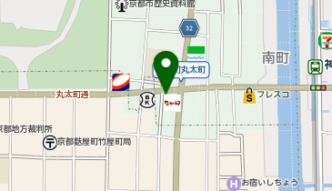 KT361-ドコモショップ河原町丸太町店 (bikeshareポート)の地図画像