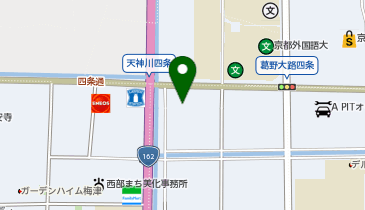 KT363-ドコモショップ四条外大前店(2)(奥側) (bikeshareポート)の地図画像