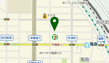 531.TENAS亀島 (カリテコバイク)の地図画像