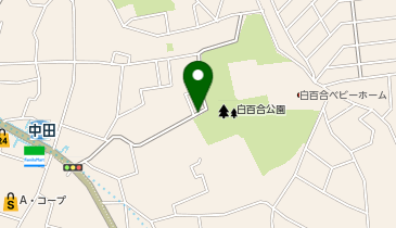 【I-017】しらゆり公園前 (ドコモ・バイクシェア)の地図画像