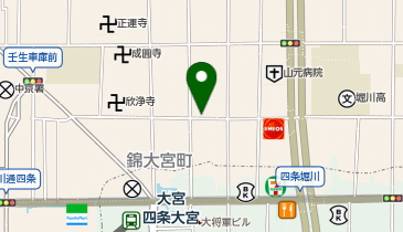 KT367-四条大宮北東(錦小路通黒門通東入る) (bikeshareポート)の地図画像