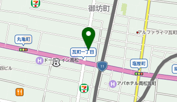 018.テックパーキング瓦町1丁目第3 (bikeshareポート)の地図画像