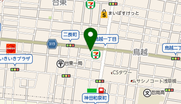 F1-07.LEXE秋葉原EAST (ドコモ・バイクシェア)の地図画像