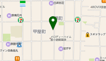 KT378-皇都ビル(南側) (bikeshareポート)の地図画像