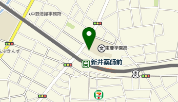 N3-22.新井薬師北自転車駐輪場 (ドコモ・バイクシェア)の地図画像