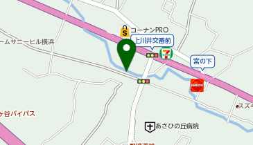 【A-030】東根バス停帷子川沿い (ドコモ・バイクシェア)の地図画像