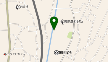 I-023.和泉中央北5-1-5地先 (ドコモ・バイクシェア)の地図画像