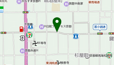 KT383-京都高辻ビル (bikeshareポート)の地図画像