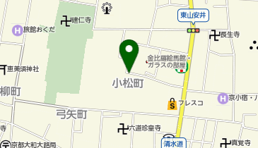 KT387-J'fort祇園四条 (bikeshareポート)の地図画像