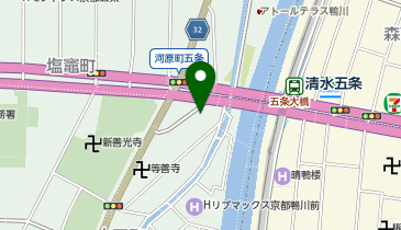 KT389-GrandE&rsquo;terna京都 (bikeshareポート)の地図画像