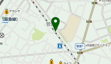 V-08.JR淡路駅 (ドコモ・バイクシェア)の地図画像