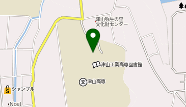 010.津山高専 (bikeshareポート)の地図画像