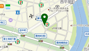 161.セブンイレブン広島東平塚店 (ドコモ・バイクシェア)の地図画像