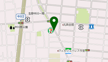 N-28.セブン-イレブン大阪中川3丁目店 (ドコモ・バイクシェア)の地図画像