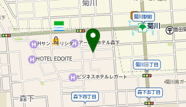 H1-233.N&rsquo;sパークレジデンス森下 (ドコモ・バイクシェア)の地図画像