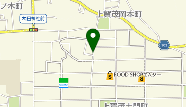 KT396-上賀茂向梅町 (bikeshareポート)の地図画像