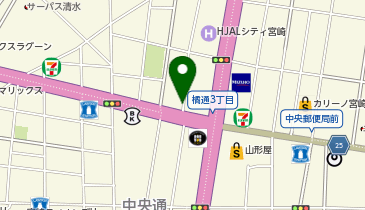 mrt宮崎放送ポート (bikeshareポート)の地図画像