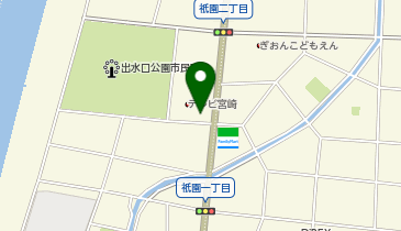 UMKテレビ宮崎南側ポート (bikeshareポート)の地図画像