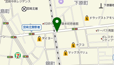 オーパス宮崎店ポート (bikeshareポート)の地図画像