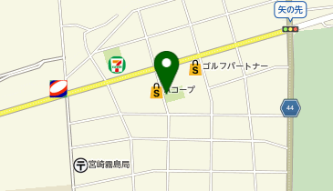 矢の先街区公園ポート (bikeshareポート)の地図画像