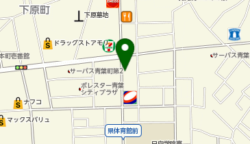 宮崎太陽銀行青葉町支店ポート (bikeshareポート)の地図画像