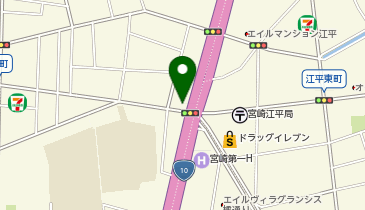 江平五差路ポート (bikeshareポート)の地図画像