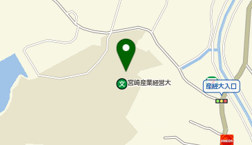 宮崎産業経営大学ポート (bikeshareポート)の地図画像