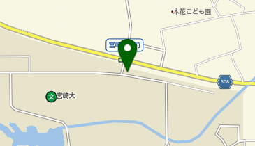 宮崎大学木花キャンパス 守衛室ポート (bikeshareポート)の地図画像