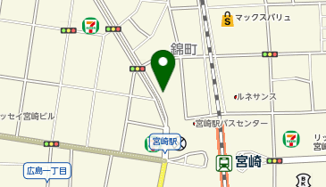 モナコパレス1000宮崎駅前店ポート (bikeshareポート)の地図画像