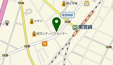 宮交シティポート (bikeshareポート)の地図画像