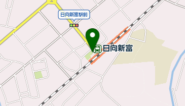 日向新富駅ポート (bikeshareポート)の地図画像