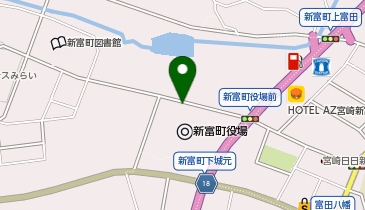 新富町役場ポート (bikeshareポート)の地図画像