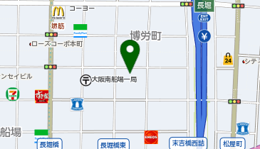 B-91.エステムコート心斎橋EAST2ラヴァンツァ (ドコモ・バイクシェア)の地図画像