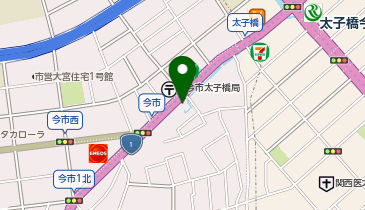 W-05.太子橋今市南東 (ドコモ・バイクシェア)の地図画像