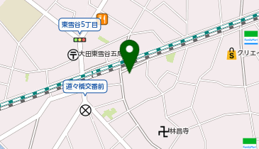 K1-181.クレヴィアリグゼ西馬込 (ドコモ・バイクシェア)の地図画像